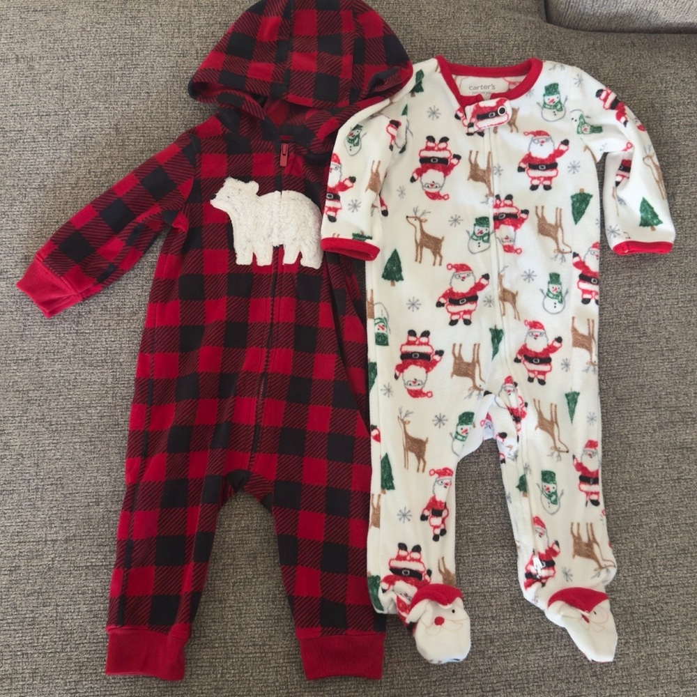6 months 2 piece jumper set for Christmas